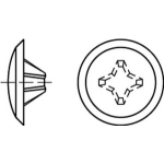Kunststoff Zierkappen für Senkschrauben mit Phillips Kreuzschlitz