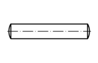 DIN 7 - Zylinderstifte - Toleranzfeld m6 - Edelstahl A1 - 10m6x100 - 50 Stück