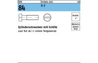 DIN 84 A 2 Zylinderschrauben mit Schlitz - Abmessung: M 1,2 x 4, Inhalt: 2000 Stück