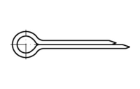 DIN 94 A 4 Splinte - Abmessung: 3,2 x 20 VE= (100 Stück)