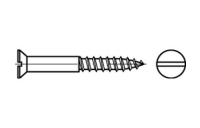 DIN 97 A 2 Senk-Holzschrauben mit Schlitz - Abmessung: 4 x 70 VE= (200 Stück)