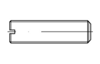 DIN 551 A 1 Gewindestifte mit Kegelkuppe, mit Schlitz - Abmessung: M 4 x 4, Inhalt: 50 Stück