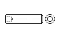 DIN 913 A 1/A 2 Gewindestifte mit Kegelkuppe, mit Innensechskant - Abmessung: M 2 x 2 VE= (500 Stück)