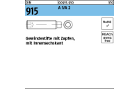 DIN 915 A 1/A 2 Gewindestifte mit Zapfen, mit Innensechskant - Abmessung: M 2 x 6, Inhalt: 500 Stück