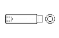 DIN 915 A 4 Gewindestifte mit Zapfen, mit Innensechskant - Abmessung: M 6 x 8, Inhalt: 500 Stück