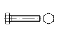DIN 933 A 4 - 70 Sechskantschrauben mit Gewinde bis Kopf - Abmessung: M 3 x 16*, Inhalt: 100 Stück