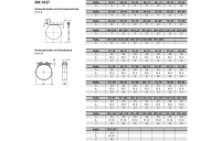 DIN 3017 A 4 (W5) Form A Schlauchschellen, mit Schneckenantrieb - Abmessung: 16- 27/ 9 C7, Inhalt: 100 Stück