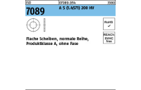 ISO 7089 A 5 (1.4571) 200 HV Flache Scheiben, normale Reihe, Produktklasse A, ohne Fase - Abmessung: 6, Inhalt: 100 Stück