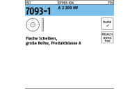 ISO 7093-1 A 2 200 HV Flache Scheiben, große Reihe, Produktklasse A - Abmessung: 3, Inhalt: 200 Stück