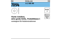 ISO 7094 A 2 100 HV Flache Scheiben, extra große Reihe, Produktklasse C - Abmessung: 5, Inhalt: 100 Stück
