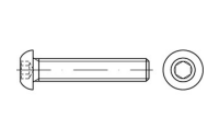 ISO 7380 - Flachkopfschrauben mit Innensechskant - Edelstahl A2 - M3x16 - 500 Stück