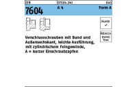 DIN 7604 A 4 Form A verschlussschrauben mit Bund und Ask., leichte Ausführung, mit zyl. Fein-Gew. - Abmessung: AM 12 x 1,5, Inhalt: 10 Stück