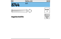 ISO 8744 A 1 Kegelkerbstifte - Abmessung: 2 x 10, Inhalt: 100 Stück