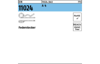 DIN 11024 A 4 Federstecker - Abmessung: 2,5/ 9 -11,2, Inhalt: 25 Stück