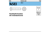 ISO 14583 A 2 Flachkopfschrauben mit Innensechsrund - Abmessung: M 1,6 x 10, Inhalt: 1000 Stück