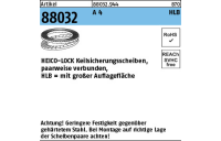 Artikel 88032 A 4 breit Heico-Lock-Scheiben, vergrößerte Auflage (Keilsicherungsscheibenpaare) - Abmessung: HLB- 3,5S, Inhalt: 200 Stück