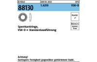 Artikel 88130 1.4310 VSK-D Sperrkantringe, Standardausführung - Abmessung: 14 x24 x3, Inhalt: 250 Stück