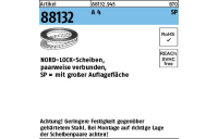 Artikel 88132 A 4 SP NORD-LOCK-Scheiben, paarweise verbunden, mit großer Auflagefläche - Abmessung: NL 22 SP SS, Inhalt: 50 Stück