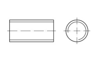 DIN 976-1 A 5 Form A Gewindebolzen, ohne Kegelkuppen Gewindestange 1 Meter - Abmessung: AM 10 x 1000, Inhalt: 1 Stück