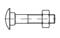 DIN 603 A2 Flachrundschrauben mit Vierkantansatz - Abmessung: M 5 x 12, Inhalt:  200 Stück