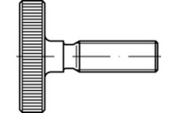 DIN 653 - Rändelschrauben, niedrige Form - Edelstahl 1.4305 - M5X18 - 25 Stück
