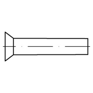 DIN 661 A2  Senkniete - Abmessung: M 5 x 16, Inhalt:  200 Stück