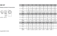 DIN 937 A4  Kronenmuttern, niedrige Form - Abmessung: M 10, Inhalt:  50 Stück