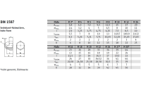DIN 1587 A4  Sechskant-Hutmuttern, hohe Form - Abmessung: M 12, Inhalt:  100 Stück