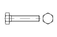 ISO 4017 - Sechskantschrauben mit Gewinde bis Kopf - Edelstahl A4-70 - M10X150 - 50 Stück