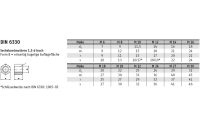 DIN 6330 A2 Form B Sechskantmuttern m. einer Höhe von 1,5 d mit kugeliger und ebener Auflagefläche - Abmessung: BM 27 SW 41, Inhalt:  10 Stück