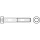 DIN 7984 A4 Zylinderschrauben mit Innensechskant, niedriger Kopf - Abmessung: M 4 x 6, Inhalt:  1000 Stück
