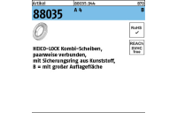 Artikel 88035 A 4 HEICO-LOCK Kombi-Scheiben mit großer Auflagefläche - Abmessung: HKB- 8S, Inhalt: 200 Stück