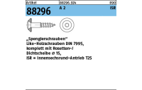 Artikel 88296 A 2 Scheibe 15 - ISR Spenglerschrauben Liko-Holzschr.m.Dichtscheibe 15 mm - Abmessung: 4,5 x 35 -15, Inhalt: 200 Stück